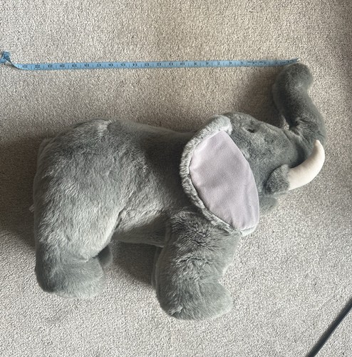 Large elephant plush soft toy - large,