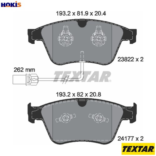 Brake pad set disc - brake,