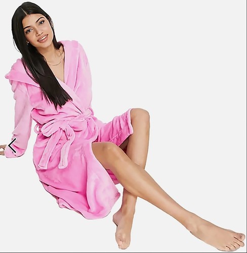 Ladies pink fleece - fleece, dressing