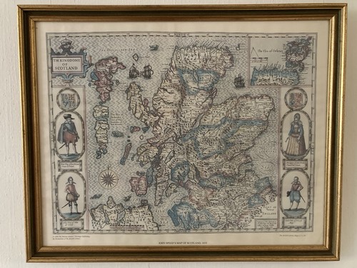 John speed framed map print - john,