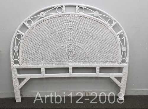 Woven rattan headboard king - rattan,