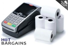 Card Machine Till Rolls 57x40mm Thermal Receipt Rolls for Just Eat and POS UK