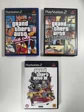 PlayStation 2 Grand Theft Auto Bundle III Vice City San Andreas PS2 PAL