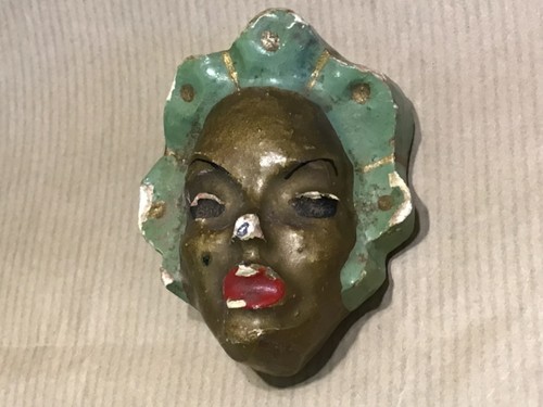 Rare art deco painted - rare,