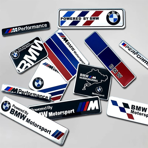 Power badge aluminium - badge, 3d