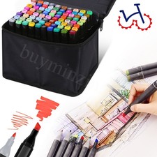 80-Color Dual Tip Twin Marker