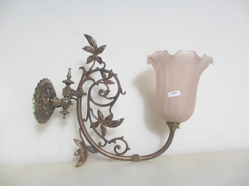 Victorian brass gas - brass, light