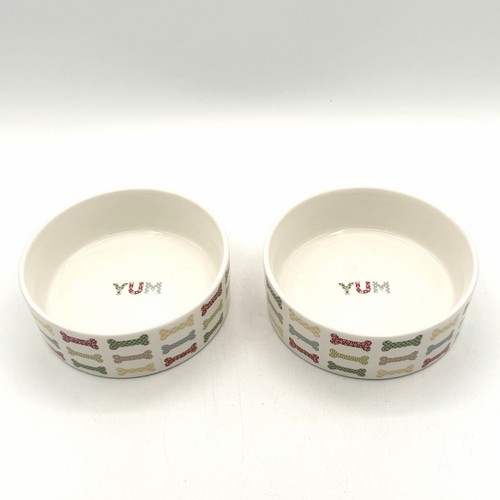 Fringe yum dog bowl dish - yum,