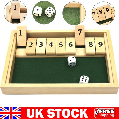 Wooden dice board game - dice,