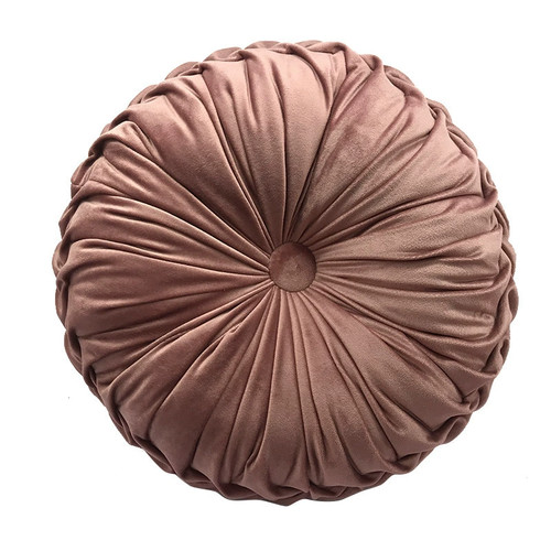 Velvet round cushion soft - round,