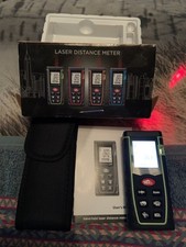 40M handheld Digital Laser Distance Meter Tape Range Finder Measure Diameter