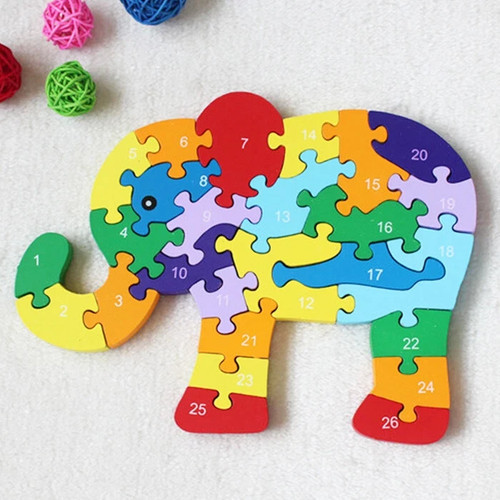 Wooden alphabet numbers - alphabet/numbers, jigsaw
