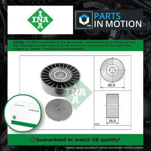 Aux belt idler pulley fits - aux,