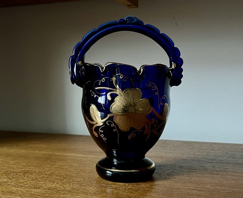 Vintage bohemia cobalt blue - cobalt,
