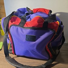 medium Snow and Rock Hold-all Bag Ski Carrier Luggage Purple Yellow Pink Used