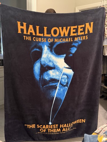 Halloween movie blanket - halloween,