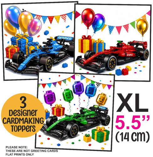 Card toppers for - 3,