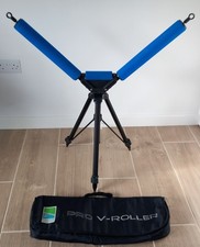 USED FISHING POLE ROLLER