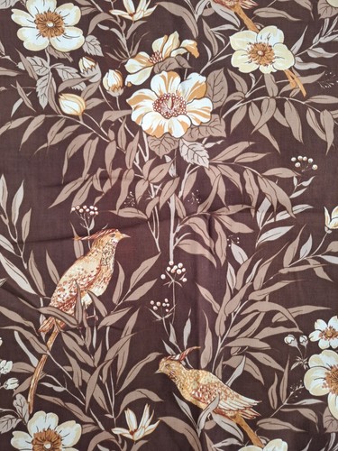 Vintage 1970s fabric upupa - 1970s,