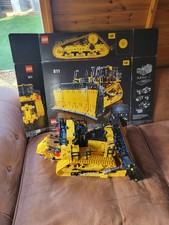 Lego Technic app-controlled Cat D11 Bulldozer 42131 used with box and manuals