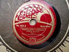 CONNECTICUT COLLEGIANS - CHOOSE ANY ONE OF SIX 8" 78 rpm discs