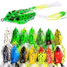 15pcs Topwater Frog Lures Soft
