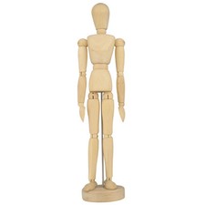 16" Artists Wooden Manikin Mannequin  Lay Figure ( Moveable / Bendy Man )