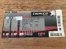 Rare ticket stub - rare, carling