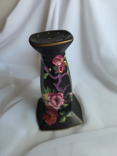 Vintage porcelain hat pin - porcelain,