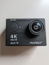 Used AKASO EK7000 Ultra HD Action Camera With Accessories