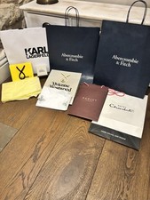 Bundle Of Designer Shopping / Paper Bags - Karl Lagerfeld/Vivienne Westwood Etc