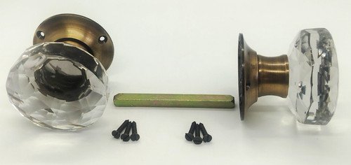 Victorian faceted glass - victorian,