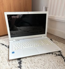 Toshiba Satellite White Laptop