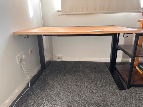 Ikea mittzon desk oak veneer - desk, (oak