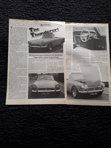 Sunbeam tiger the - -, thunderer