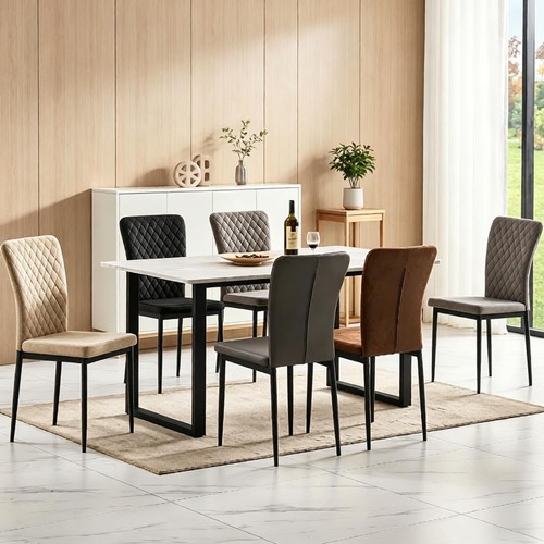 Marble effect dining - marble,