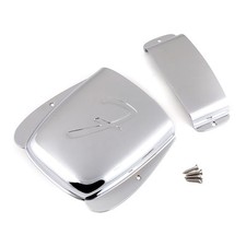 Fender Pure Vintage Jazz Bass Ashtray Bridge and Pickup Cover Set (Chrome)