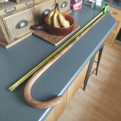Vintage willow walking stick - vintage,