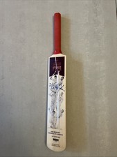 Signed mini cricket bat - signed,