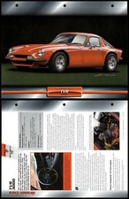 TVR 3000 - 1972 - Sports - Atlas Dream Cars Fact File Card
