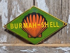 VINTAGE BURMAH SHELL PORCELAIN