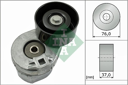 Belt tensioner ribbed - v-ribbed,