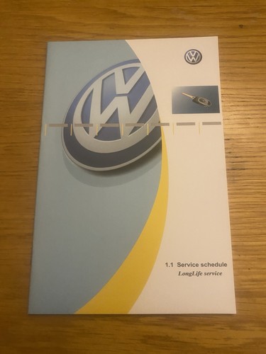 Volkswagen service book - service,