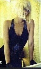 Kate Moss Topshop Peacock Dress Size 10