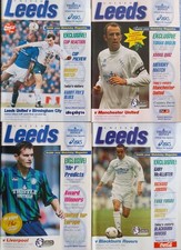 4 Leeds United Programmes 1995