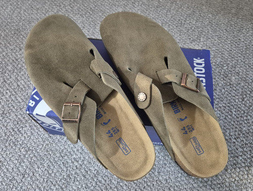 Birkenstock boston suede army - boston,