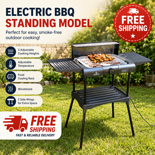 Electric bbq grill - grill, standing