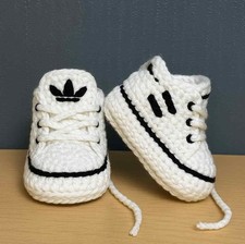 Crochet Amigurumi baby shoes booties sneakers slippers trainers Pattern Only