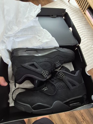 Jordan black cat size 10 - cat,