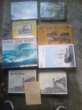 Royal Navy  Jigsaws Hms Hermes, Ark Royal , Renown Victory etc 10 puzzleses